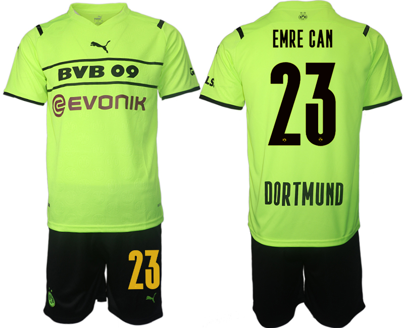 Men 2021-2022 Club Borussia Dortmund Cup green #23 Soccer Jersey